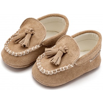 Καστόρινο Loafer με Φουντάκια