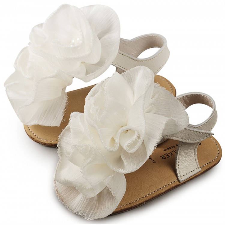 Πέδιλο Chiffon Λουλούδια 