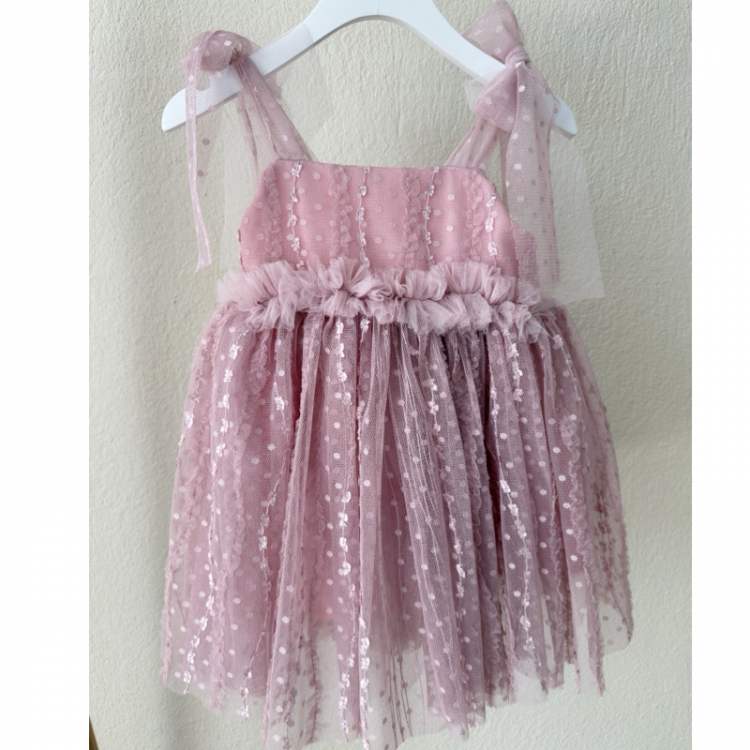 ΦΟΡΕΜΑ DUSTY PINK ΤΟΥΛΙ