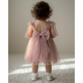 ΦΟΡΕΜΑ DUSTY PINK ΤΟΥΛΙ