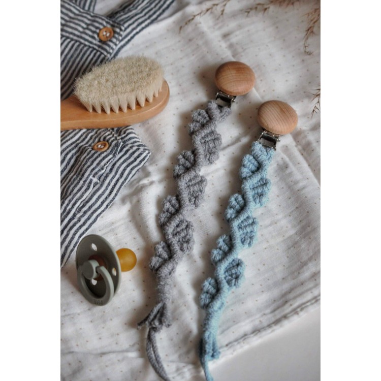 Macrame Clip Πιπίλας Leaves