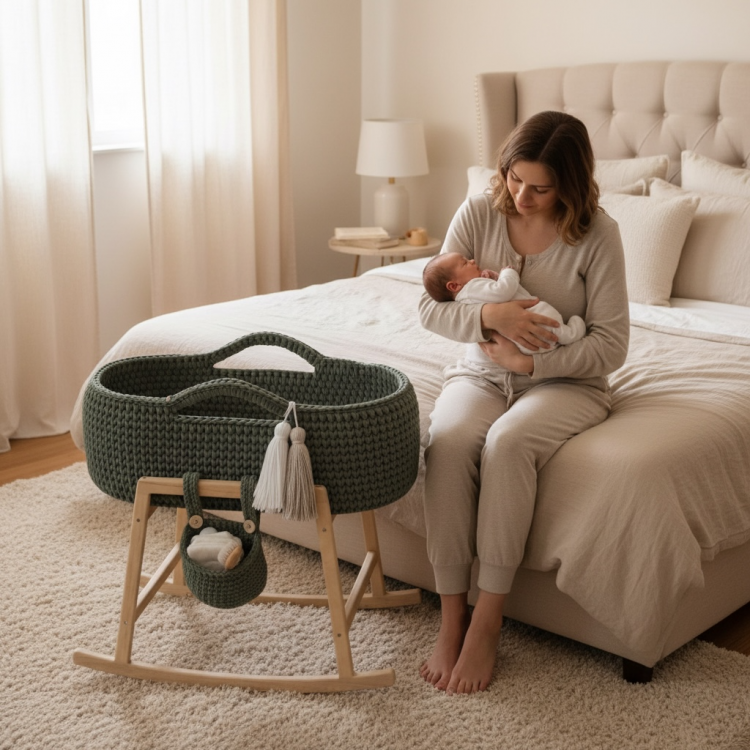 Καλαθούνες Λίκνο Μωρού Eucalyptus