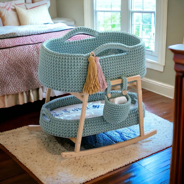 Καλαθούνες Λίκνο Μωρού Mint