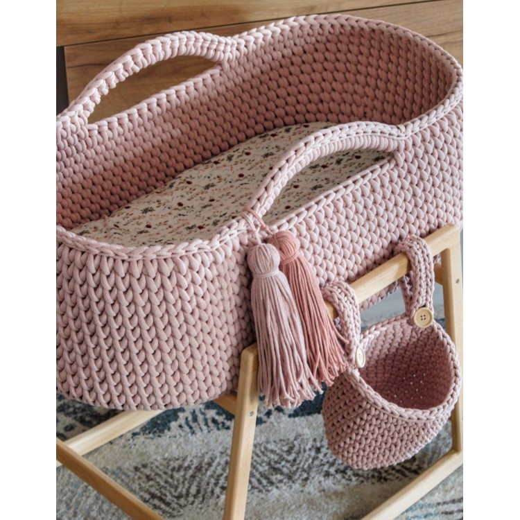 Καλαθούνες Λίκνο Μωρού Pastel Pink