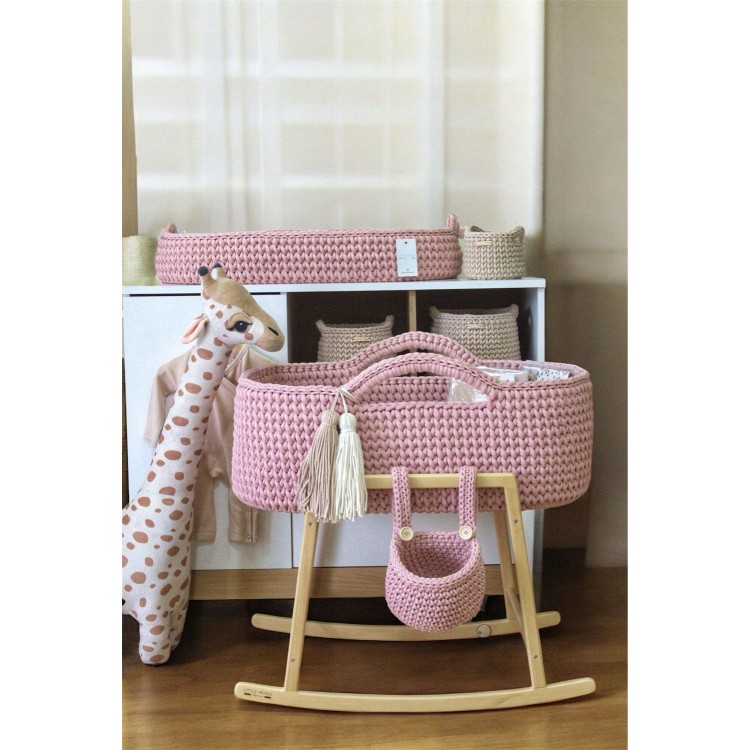 Καλαθούνες Λίκνο Μωρού Pastel Pink