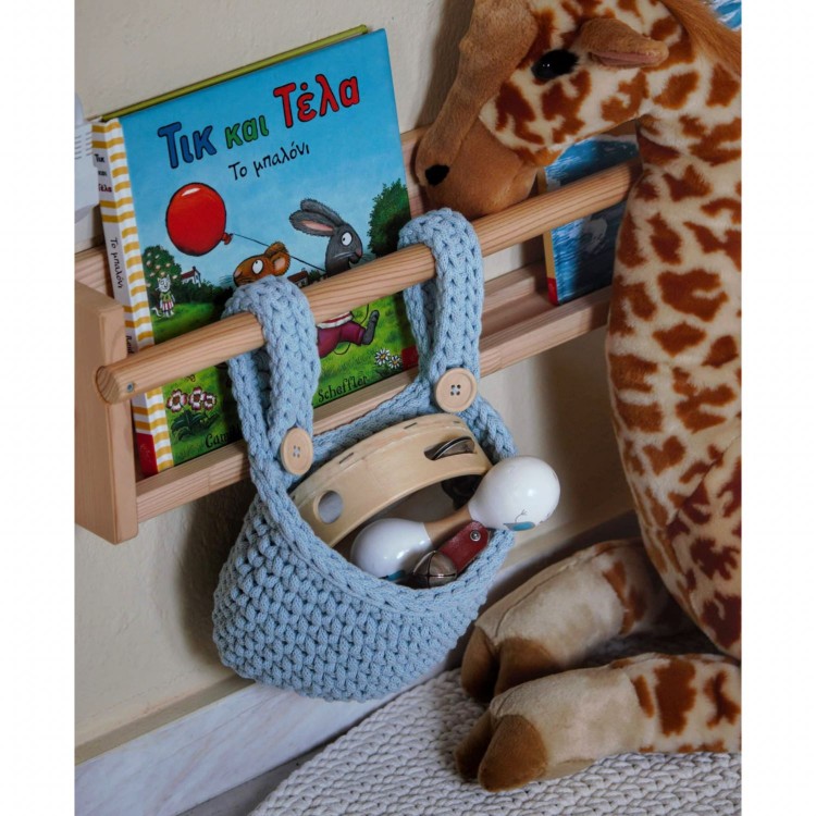 Κρεμαστό Καλάθι Αποθήκευσης Baby Blue