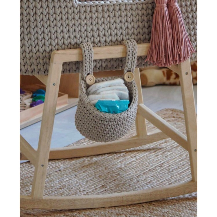 Κρεμαστό Καλάθι Αποθήκευσης Beige