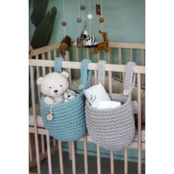 Κρεμαστό Καλάθι Αποθήκευσης Beige