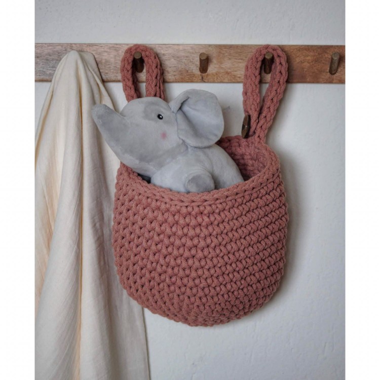 Κρεμαστό Καλάθι Αποθήκευσης Blush