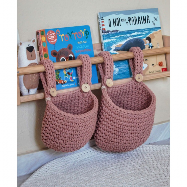 Κρεμαστό Καλάθι Αποθήκευσης Blush