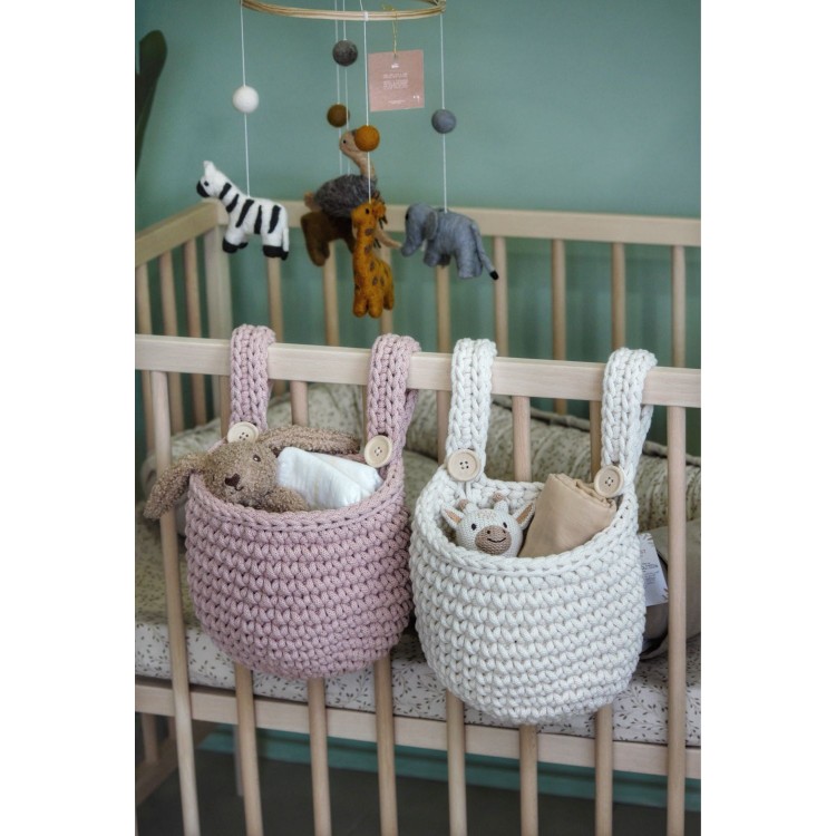 Κρεμαστό Καλάθι Αποθήκευσης Cream