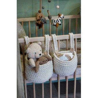 Κρεμαστό Καλάθι Αποθήκευσης Cream