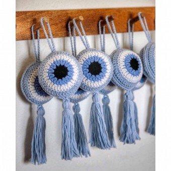 Πλεκτό Ματάκι Baby Blue