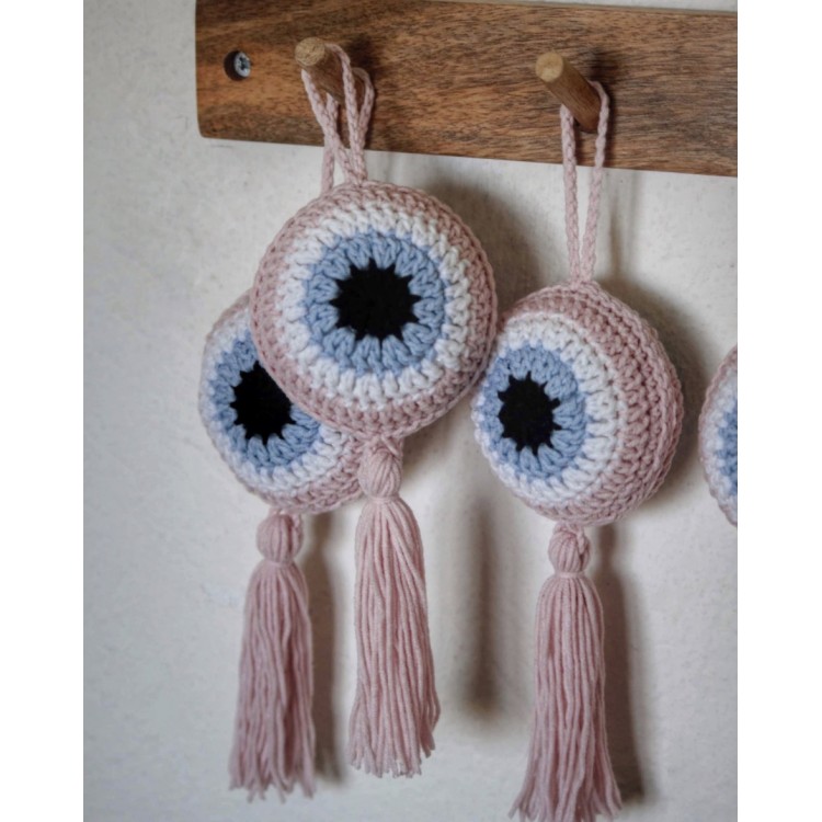 Πλεκτό Ματάκι Baby Pink