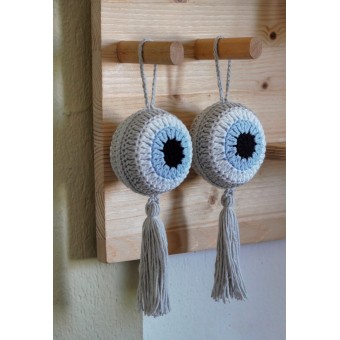 Πλεκτό Ματάκι Light Grey