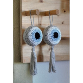 Πλεκτό Ματάκι Light Grey