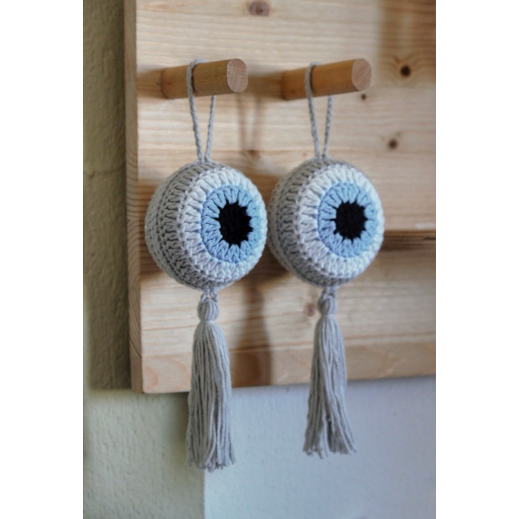 Πλεκτό Ματάκι Light Grey