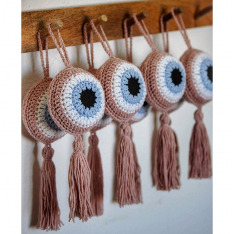 Πλεκτό Ματάκι Powder Pink