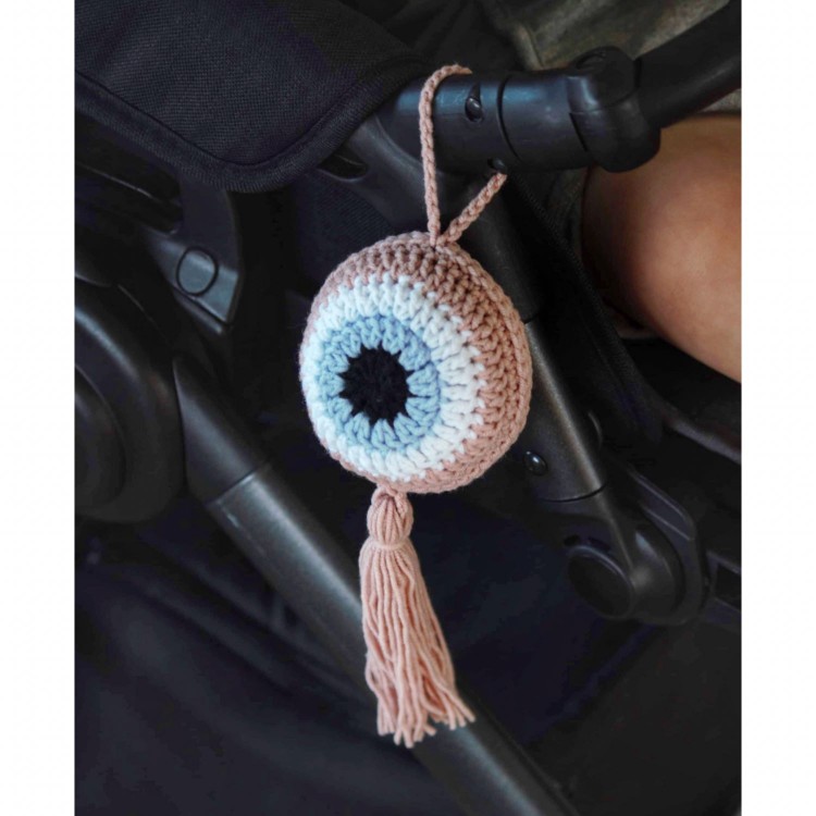 Πλεκτό Ματάκι Powder Pink