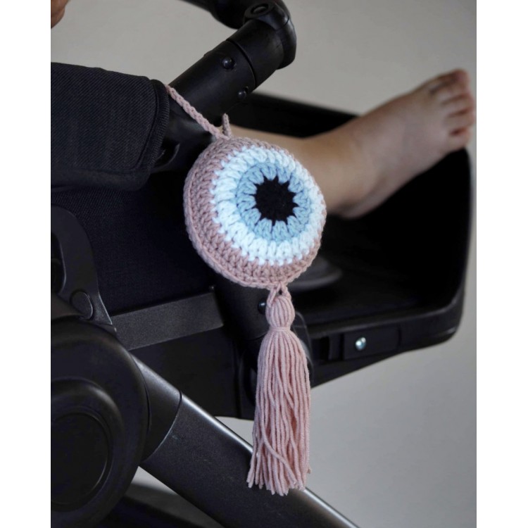 Πλεκτό Ματάκι Powder Pink