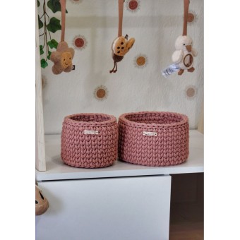 Στρογγυλά Καλάθια Οργάνωσης Βρεφικών Καλλυντικών Blush