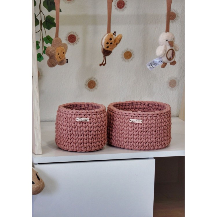 Στρογγυλά Καλάθια Οργάνωσης Βρεφικών Καλλυντικών Blush