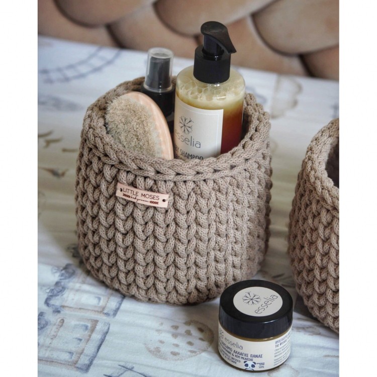 Στρογγυλά Καλάθια Οργάνωσης Βρεφικών Καλλυντικών Sand