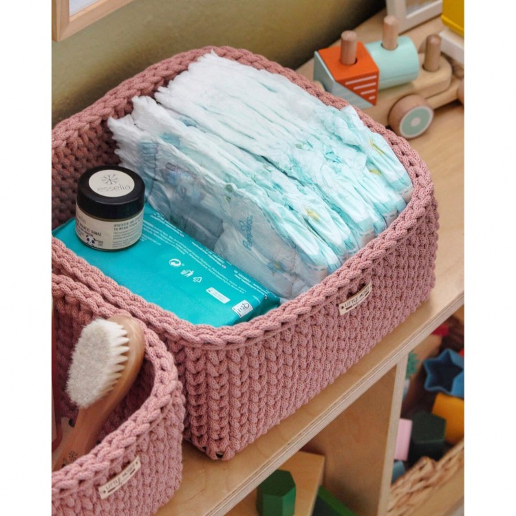 Τετράγωνο Καλάθι Οργάνωσης Βρεφικών Καλλυντικών Blush