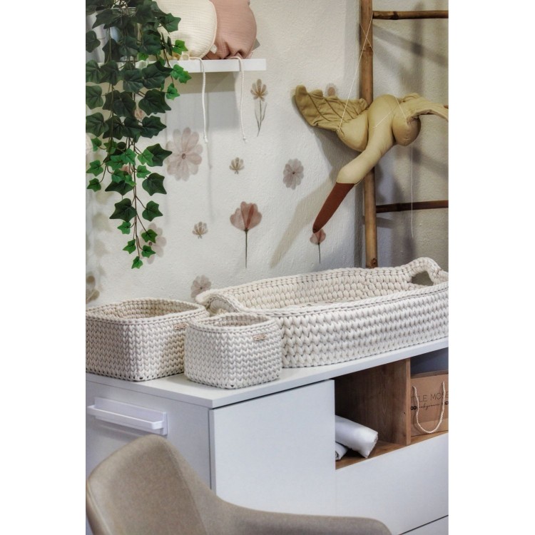 Τετράγωνο Καλάθι Οργάνωσης Βρεφικών Καλλυντικών Cream