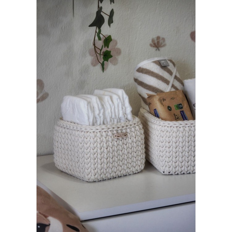 Τετράγωνο Καλάθι Οργάνωσης Βρεφικών Καλλυντικών Cream