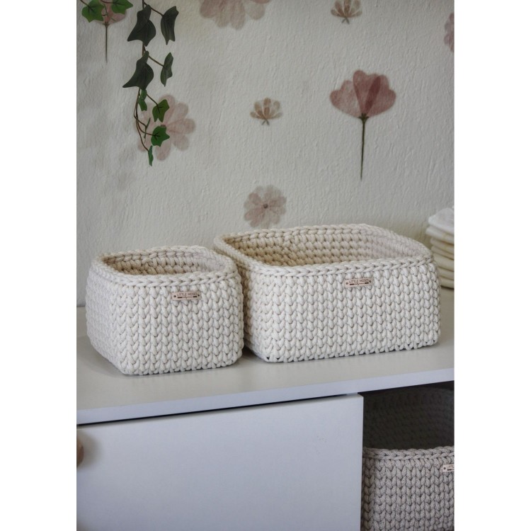 Τετράγωνο Καλάθι Οργάνωσης Βρεφικών Καλλυντικών Cream