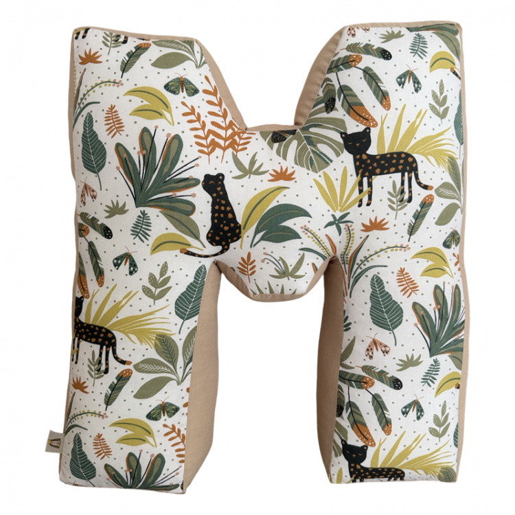 Βαμβακερό μαξιλάρι μονόγραμμα