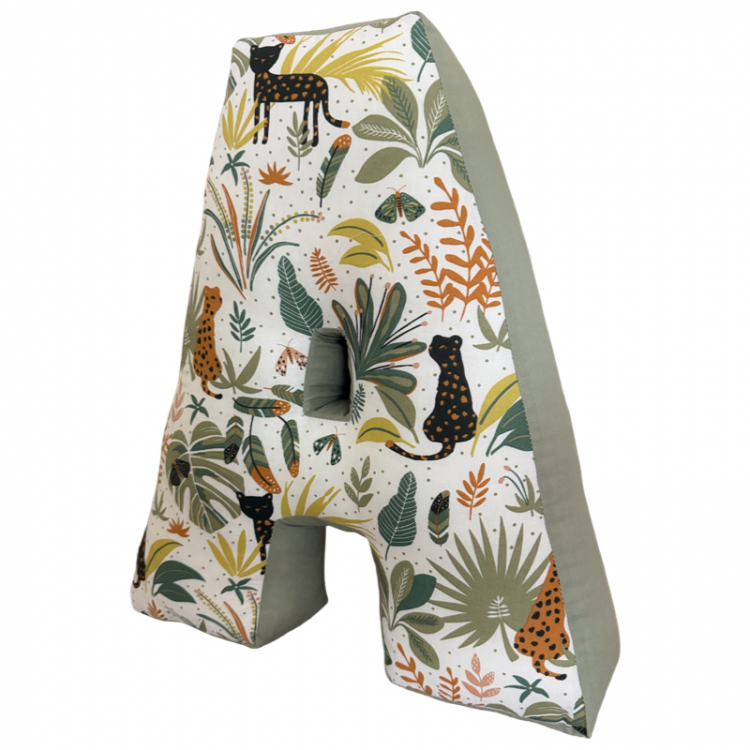 Βαμβακερό μαξιλάρι μονόγραμμα