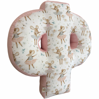 Βαμβακερό μαξιλάρι μονόγραμμα