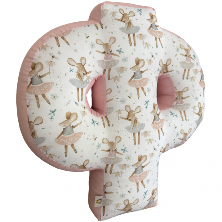 Βαμβακερό μαξιλάρι μονόγραμμα