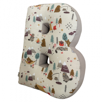 Βαμβακερό μαξιλάρι μονόγραμμα