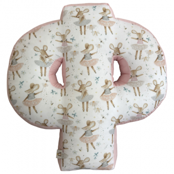 Βαμβακερό μαξιλάρι μονόγραμμα