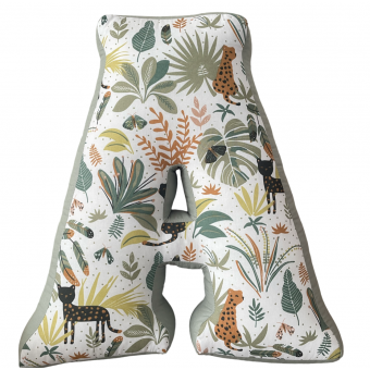 Βαμβακερό μαξιλάρι μονόγραμμα