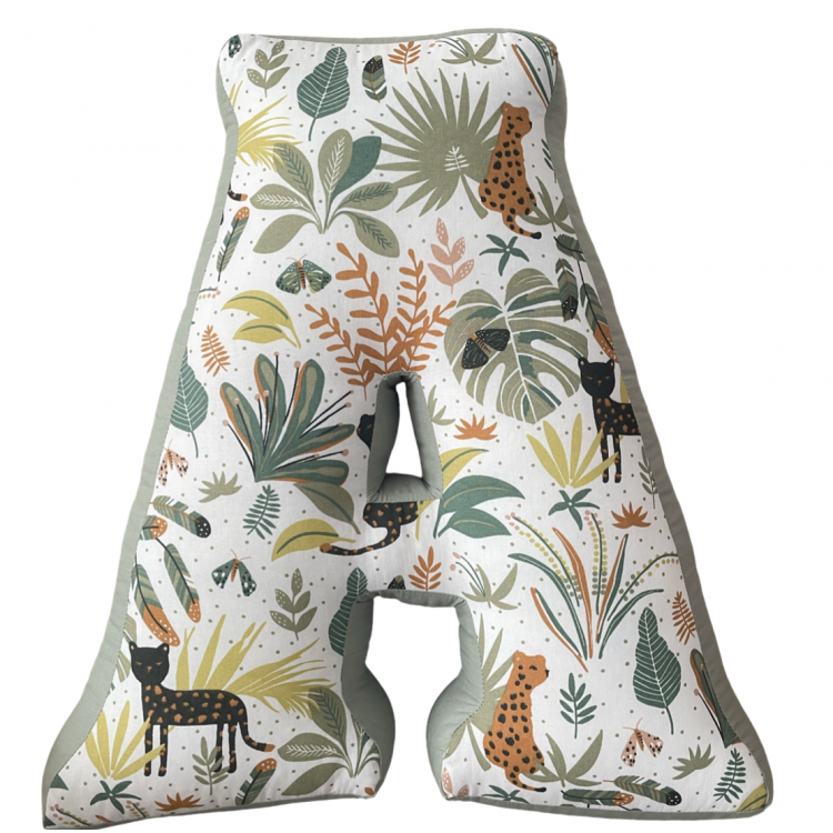 Βαμβακερό μαξιλάρι μονόγραμμα