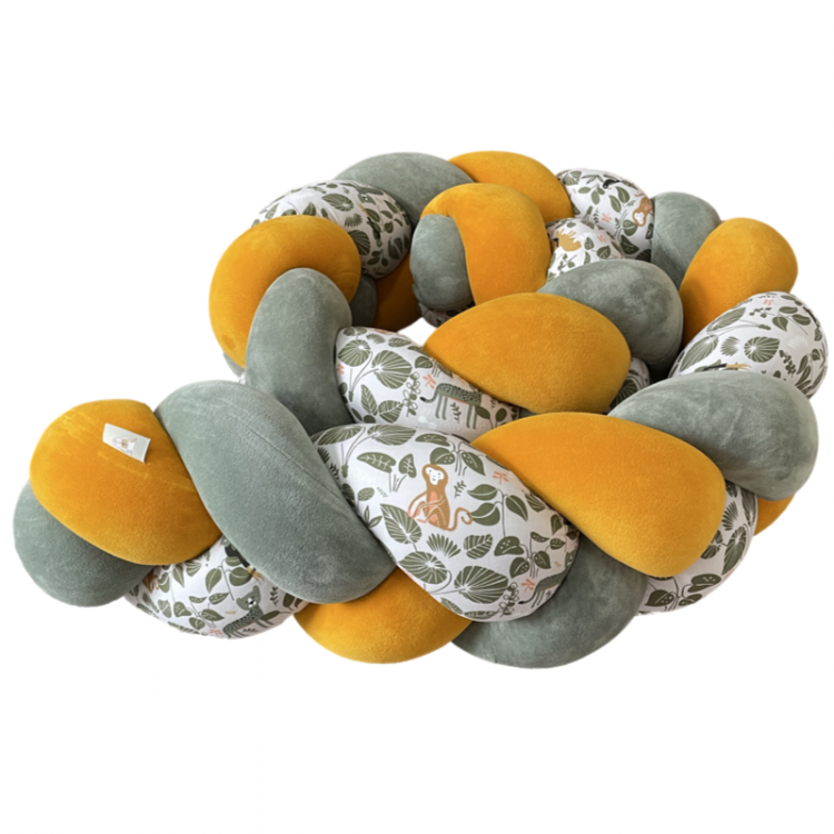 Πλεξούδα Προστατευτικό Κρεβατιού Μωρού