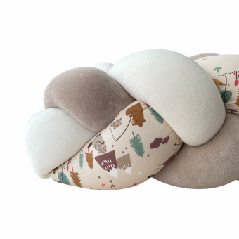 Πλεξούδα Προστατευτικό Κρεβατιού Μωρού