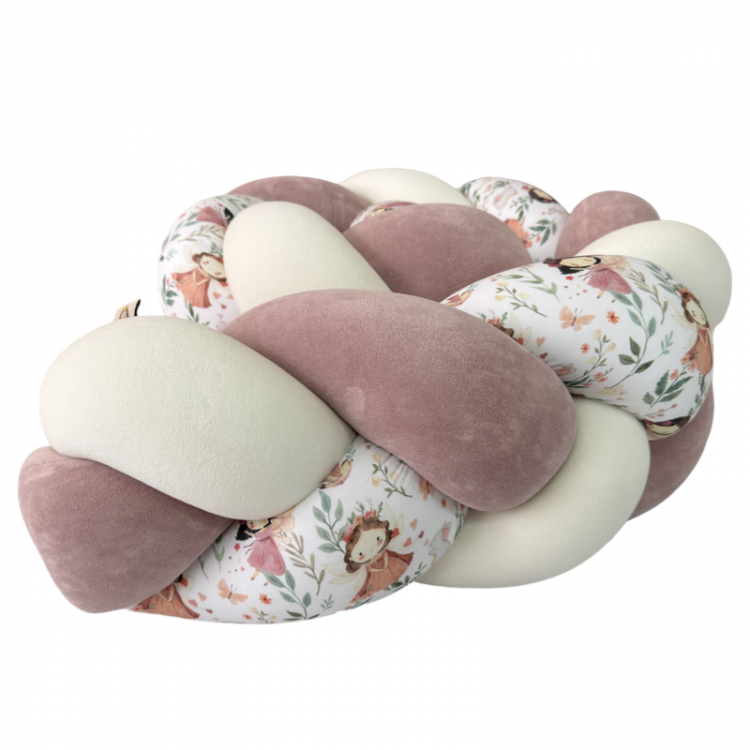 Πλεξούδα Προστατευτικό Κρεβατιού Μωρού