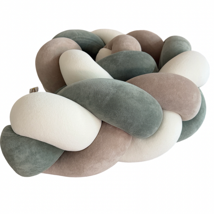 Πλεξούδα Προστατευτικό Κρεβατιού Μωρού