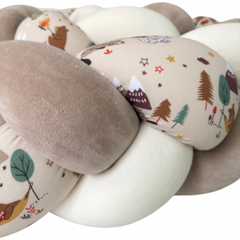 Πλεξούδα Προστατευτικό Κρεβατιού Μωρού