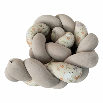 Πλεξούδα Προστατευτικό Κρεβατιού Μωρού