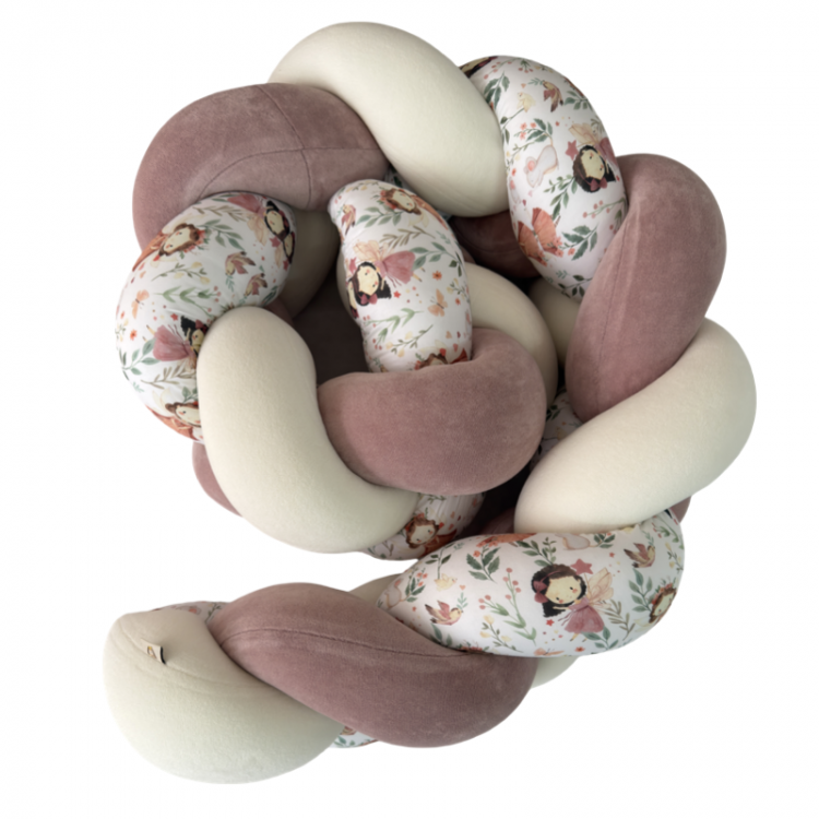 Πλεξούδα Προστατευτικό Κρεβατιού Μωρού