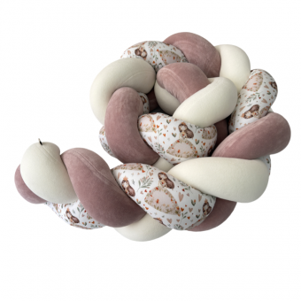 Πλεξούδα Προστατευτικό Κρεβατιού Μωρού