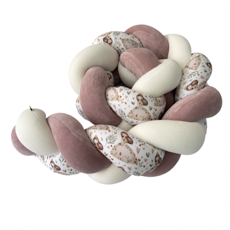 Πλεξούδα Προστατευτικό Κρεβατιού Μωρού