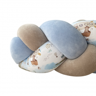 Πλεξούδα Προστατευτικό Κρεβατιού Μωρού