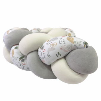 Πλεξούδα Προστατευτικό Κρεβατιού Μωρού